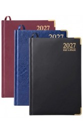  2027 Diary A5, Page A Day, Padded Giltedged
